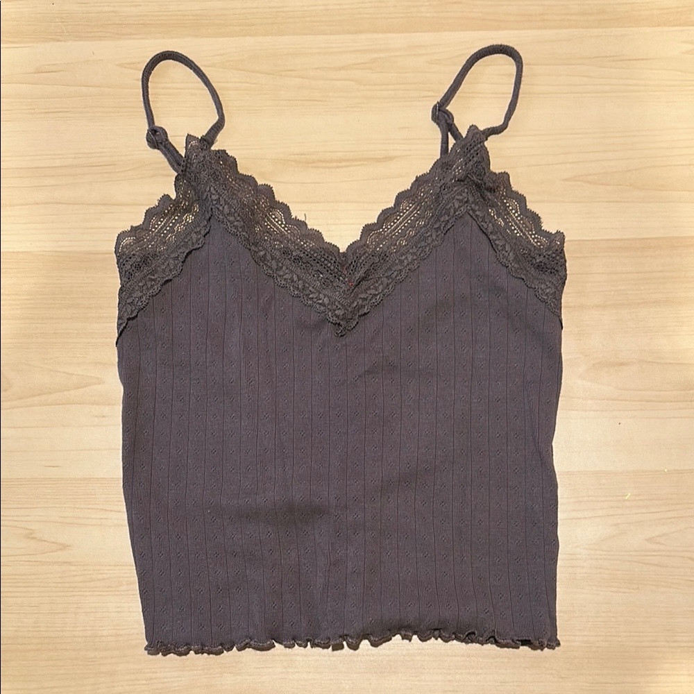 American Eagle Outfitters Milk Chocolate Lace Camisole